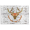 Floral Antler Disposable Paper Placemats (Personalized)