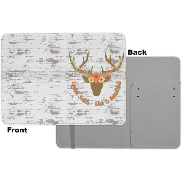 Floral Antler Passport Holder - Apvl