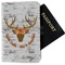 Floral Antler Passport Holder - Fabric (Personalized)