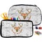 Floral Antler Pencil / School Supplies Bags Small and Medium