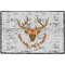 Floral Antler Personalized Door Mat - 36x24 (APPROVAL)