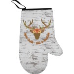Floral Antler Right Oven Mitt (Personalized)