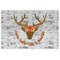 Floral Antler Personalized Placemat (Front)