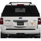 Floral Antler Personalized Square Car Magnets on Ford Explorer