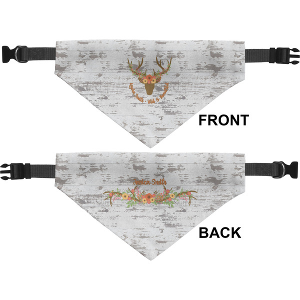 Floral Antler Pet Bandana Approval