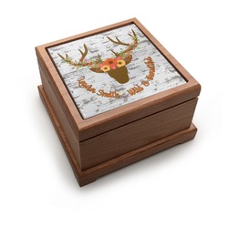 Floral Antler Pet Urn (Personalized)