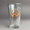 Floral Antler Pint Glass - Two Content - Front/Main