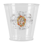 Floral Antler Plastic Shot Glass (Personalized)