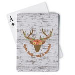 Floral Antler Playing Cards (Personalized)