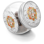 Floral Antler Puppy Treat Jar (Personalized)