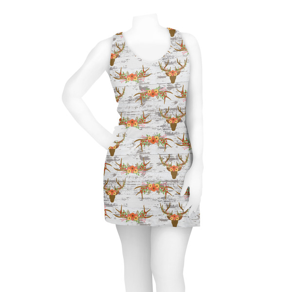 Floral Antler Racerback Dress - On Model - Front
