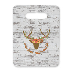 Floral Antler Rectangular Trivet with Handle (Personalized)