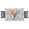 Floral Antler Tablecloth - 58"x58" (Personalized)