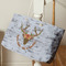 Floral Antler Large Rope Tote - Life Style