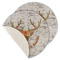Floral Antler Round Linen Placemats - MAIN (Single Sided)