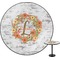 Floral Antler Round Table Top