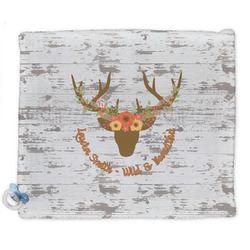 Floral Antler Security Blankets - Double Sided (Personalized)