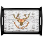 Floral Antler Wooden Tray (Personalized)