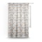 Floral Antler Sheer Curtain With Window and Rod