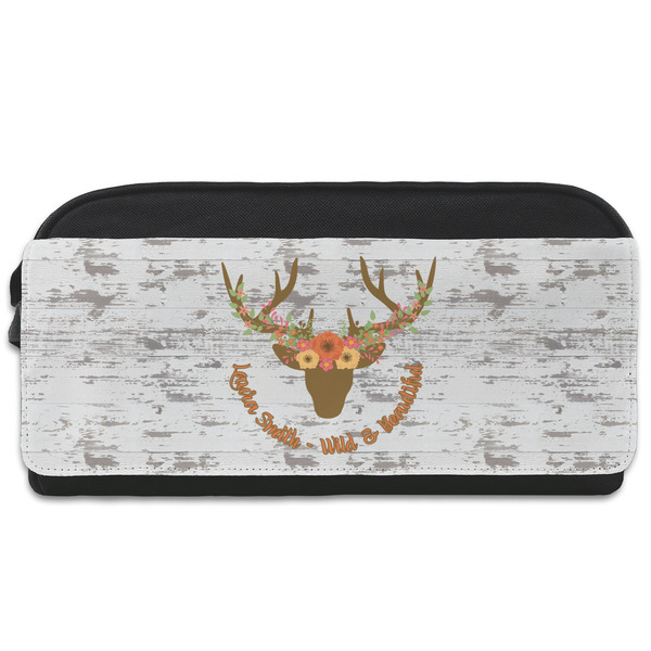 Custom Floral Antler Shoe Bag (Personalized)