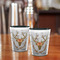 Floral Antler Shot Glass - Two Tone - LIFESTYLE