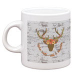 Floral Antler Espresso Cup (Personalized)