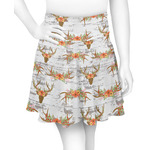 Floral Antler Skater Skirt - 2X Large