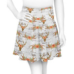 Floral Antler Skater Skirt - Medium