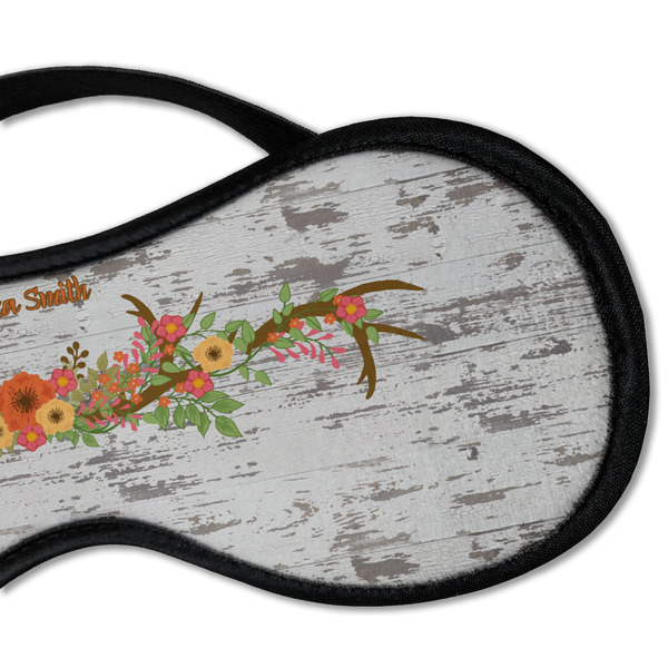 Floral Antler Sleeping Eye Mask - DETAIL Large