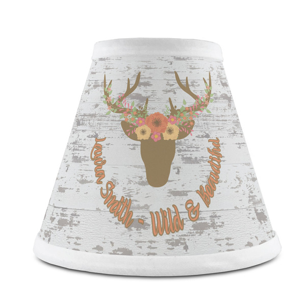 Custom Floral Antler Chandelier Lamp Shade (Personalized)
