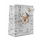 Floral Antler Small Gift Bag - Front/Main