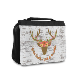 Floral Antler Toiletry Bag - Small (Personalized)