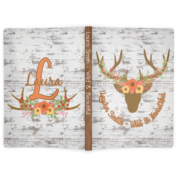 Floral Antler Soft Cover Journal - Apvl