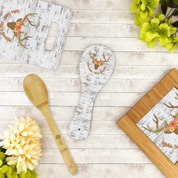 Floral Antler Spoon Rest Trivet - LIFESTYLE