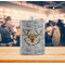 Floral Antler Stainless Steel Flask - LIFESTYLE 2