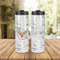 Floral Antler Stainless Steel Tumbler - Lifestyle