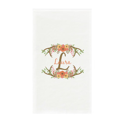 Floral Antler Guest Towels - Full Color - Standard (Personalized)