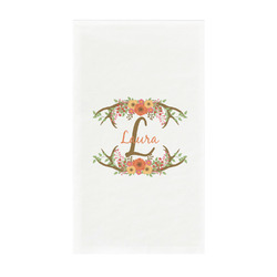 Floral Antler Guest Paper Towels - Full Color - Standard (Personalized)