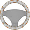 Floral Antler Steering Wheel Cover
