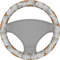 Floral Antler Steering Wheel Cover
