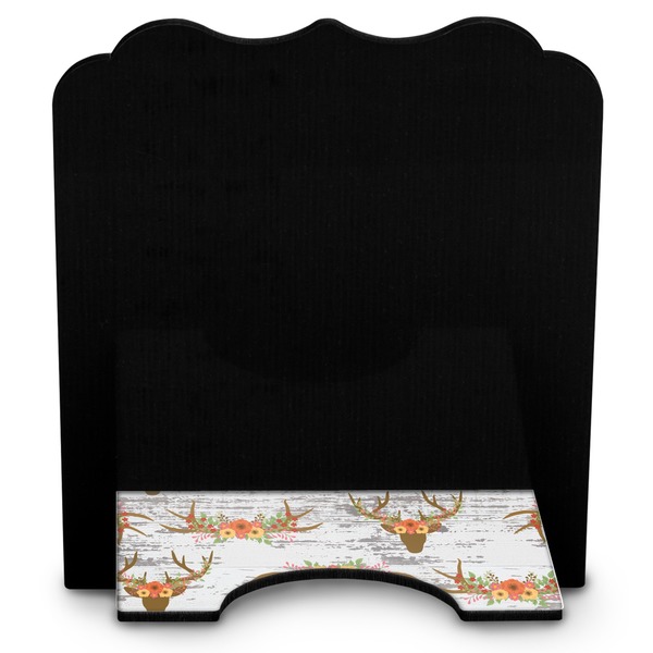 Floral Antler Stylized Tablet Stand - Back