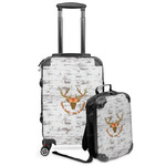 Floral Antler Kids 2-Piece Luggage Set - Suitcase & Backpack (Personalized)