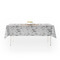 Floral Antler Tablecloths (58"x102") - MAIN (side view)