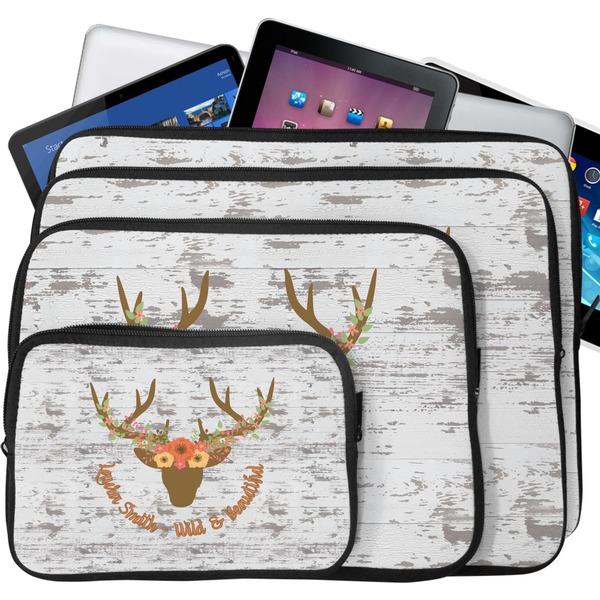 Floral Antler Tablet & Laptop Case Sizes