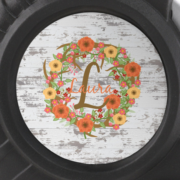 Floral Antler Tape Measure - 25ft - detail