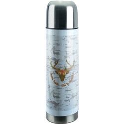 Floral Antler Stainless Steel Thermos (Personalized)