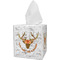 Floral Antler Tissue Box Cover (Personalized)