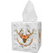 Floral Antler Tissue Box Cover (Personalized)