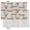 Floral Antler Tissue Paper - Heavyweight - Small - Front & Back