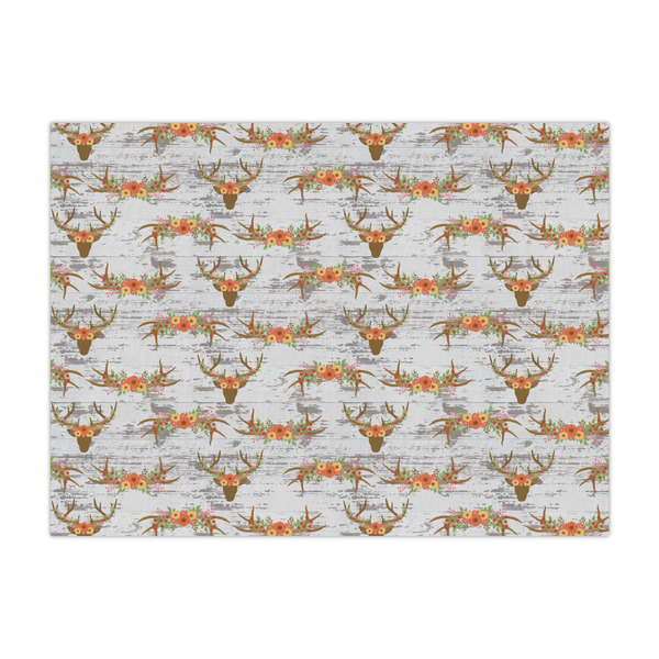 Custom Floral Antler Large Tissue Papers Sheets - Lightweight